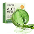 4-In-1 Aloe Vera Collagen Eye Treatment Mask, Eye Bag Remover - Rich in Collagen, Glycerin, This Long-Lasting Moisturizing Formula Reduces Eye Bags, Dark Circles, Fine Lines, and Puffiness. under Eye Patches